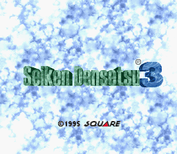 Seiken Densetsu 3 (English translation) Title Screen